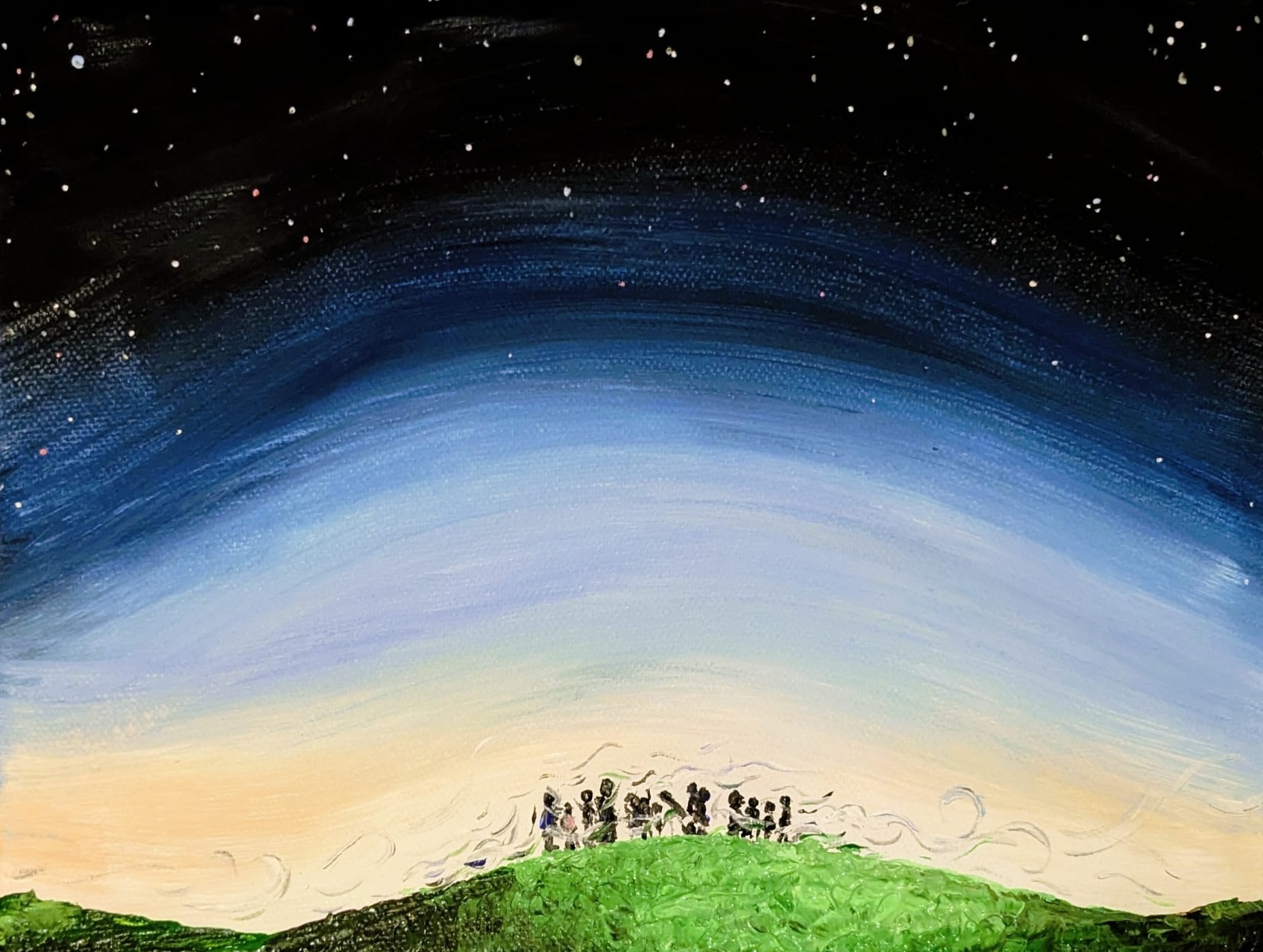 We observe the sky
