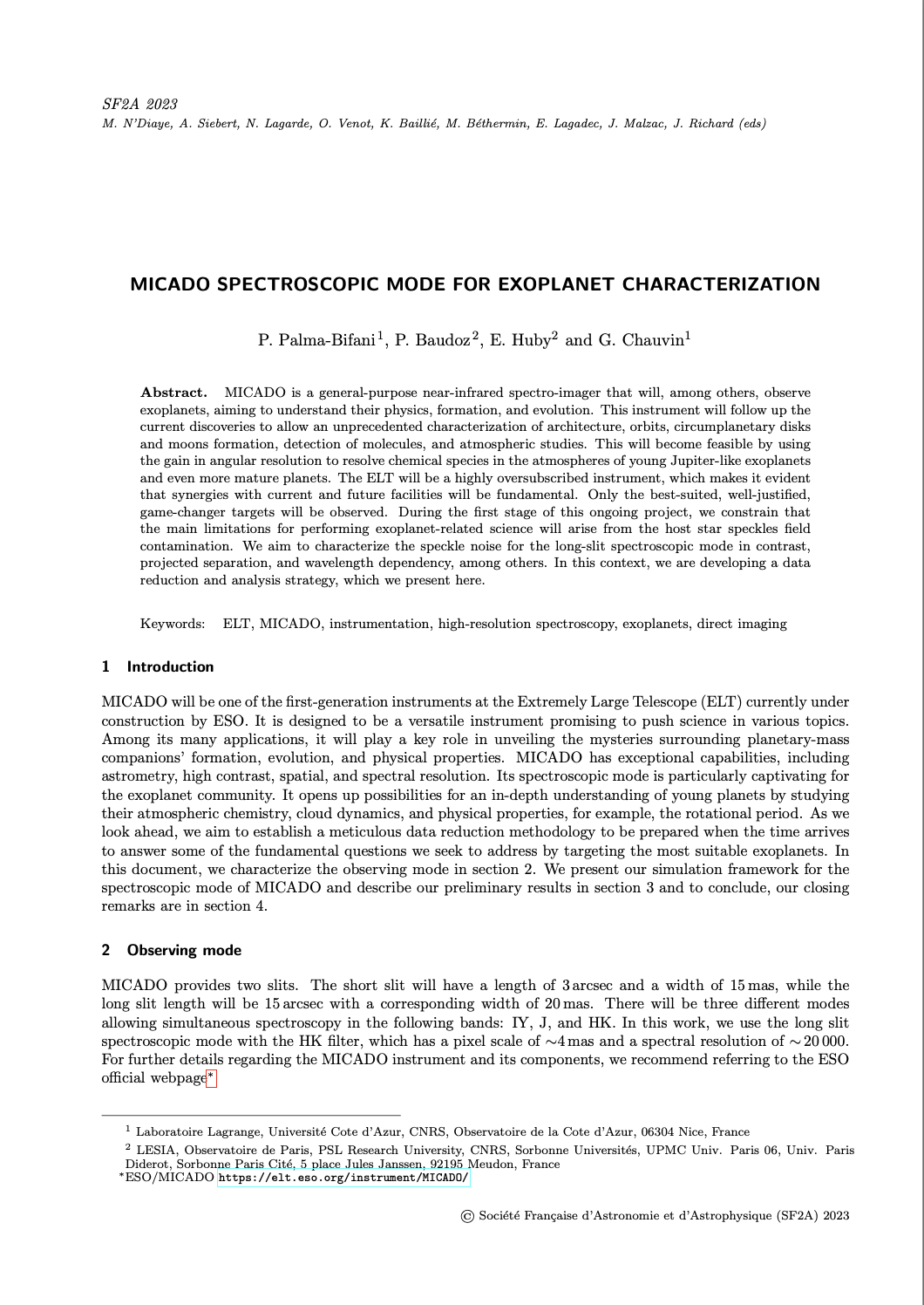 SF2A Proceeding Thumbnail